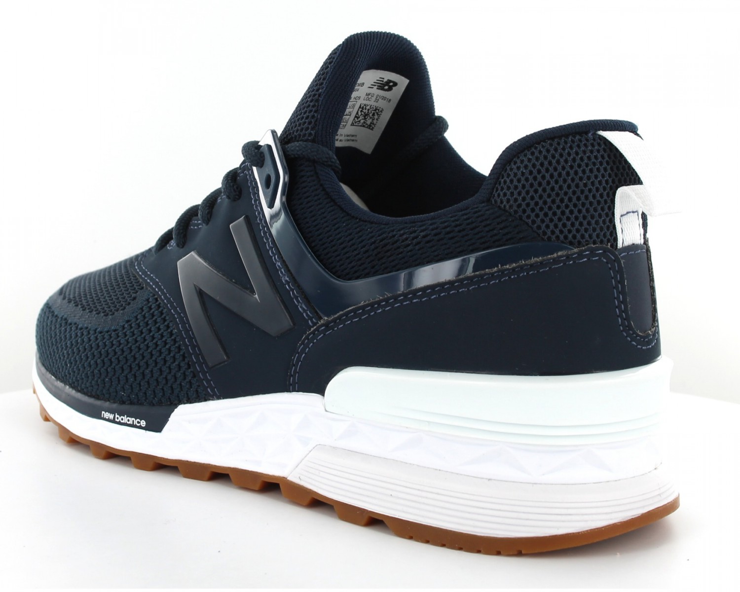 new balance ms574 bleu