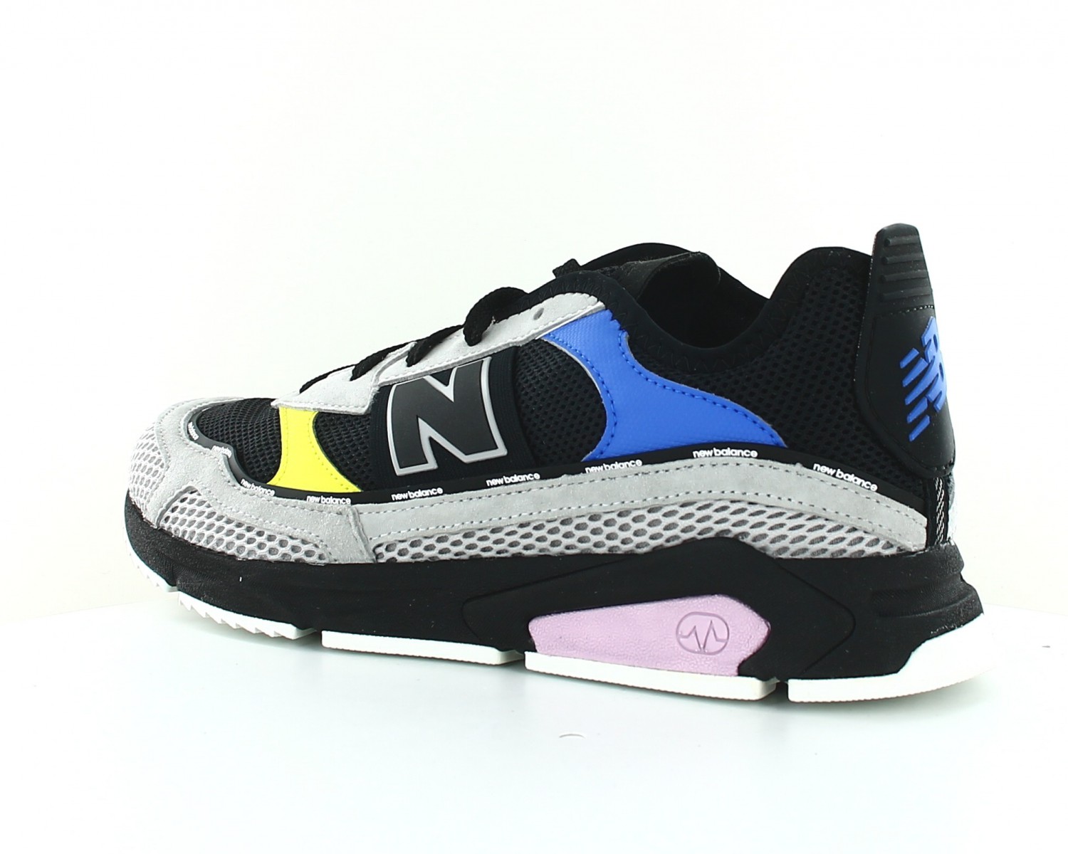 New Balance Ms x-racer Noir gris bleu jaune