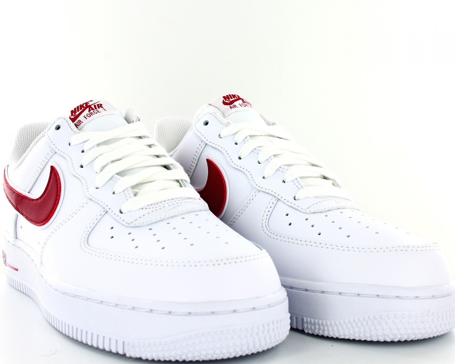 Nike Air force 1 '07 3 Blanc rouge