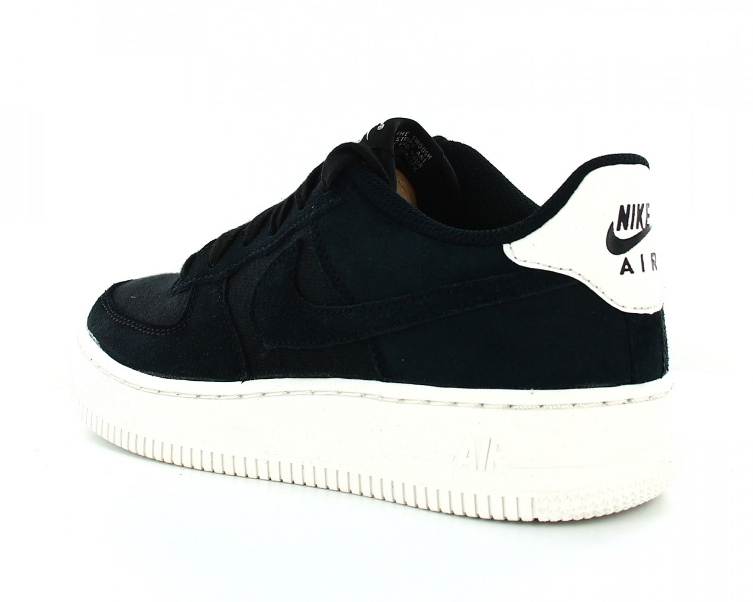 Nike Air Force 1 Suede GS Noir noir beige