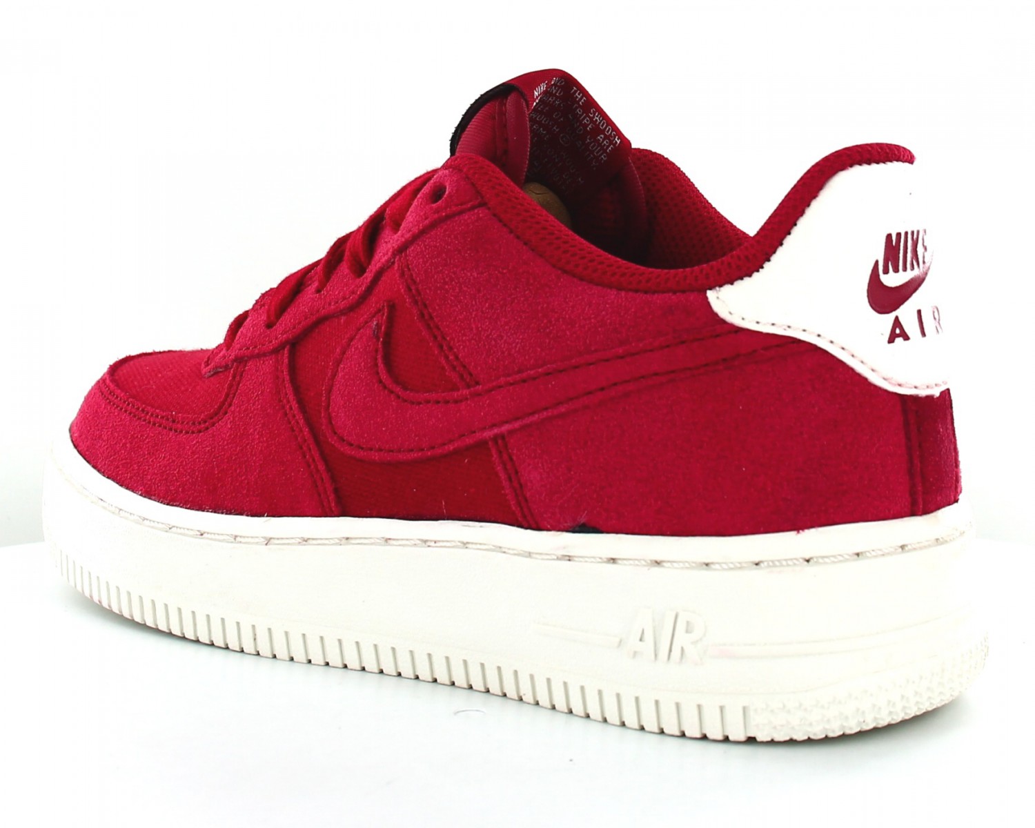 nike air force 1 suede rouge