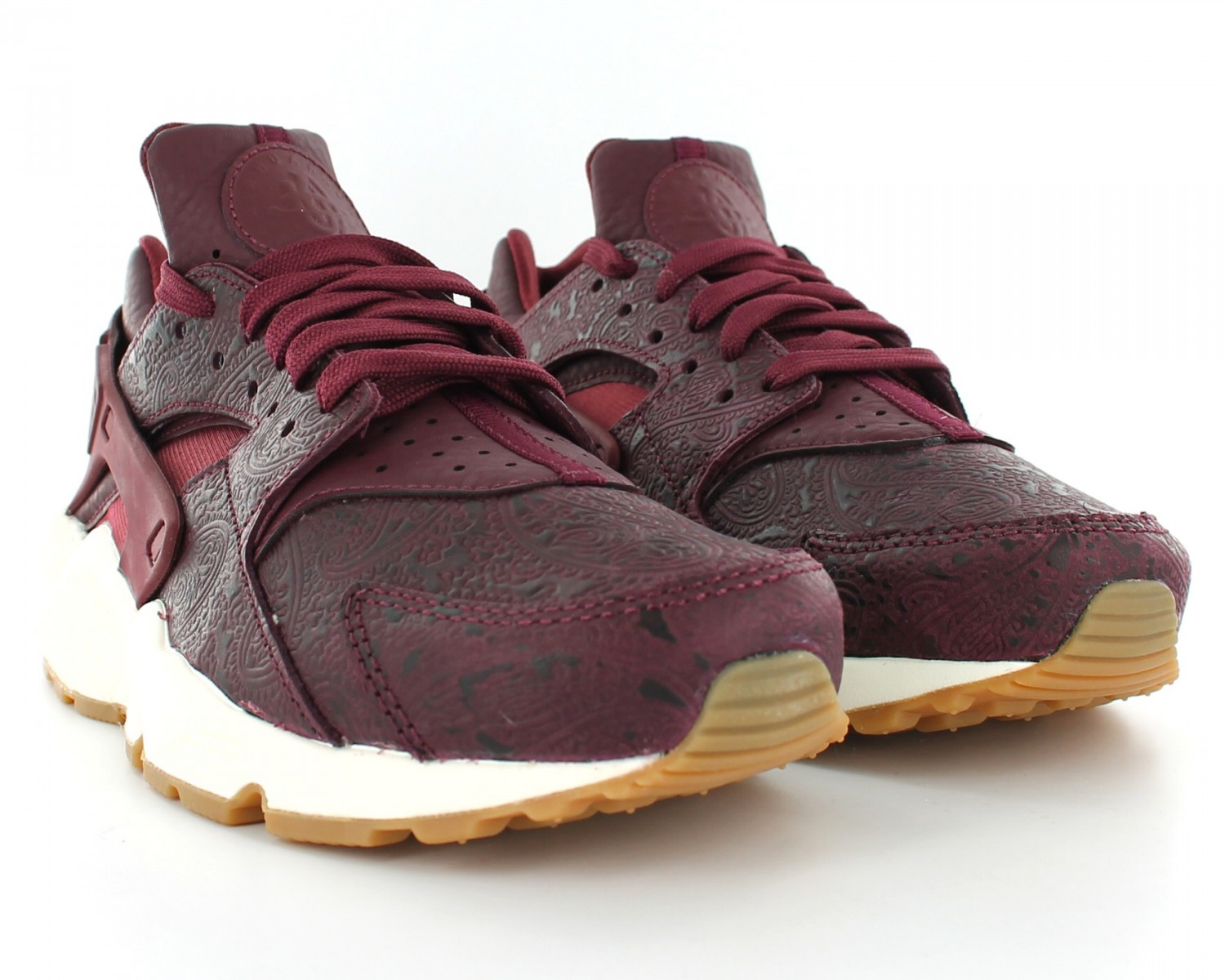 Huarache bordeau femme outlet