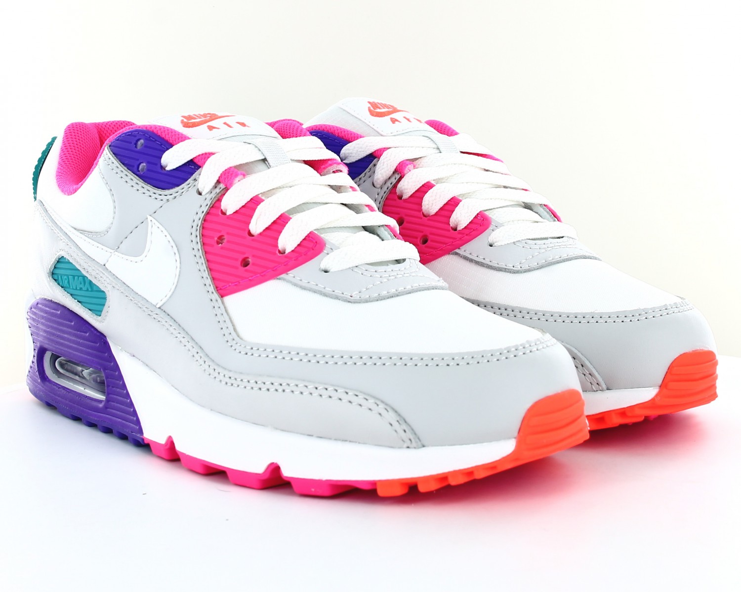Air max 90 shop blanche et rose