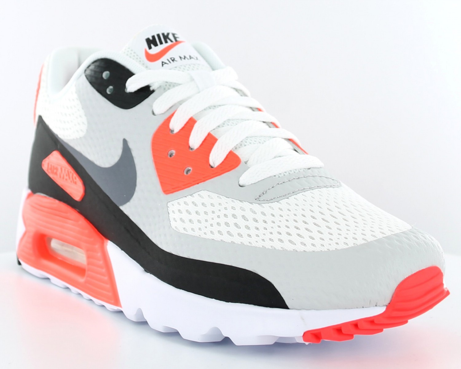 Nike air max 90 ultra essential infra red BLANC/NOIR/INFRARED ...