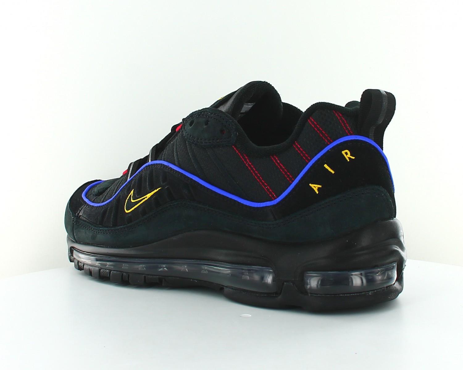 air max 98 black amarillo