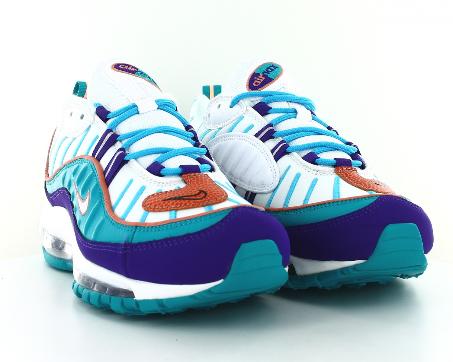 nike air max 98 qs turquoise orange purple