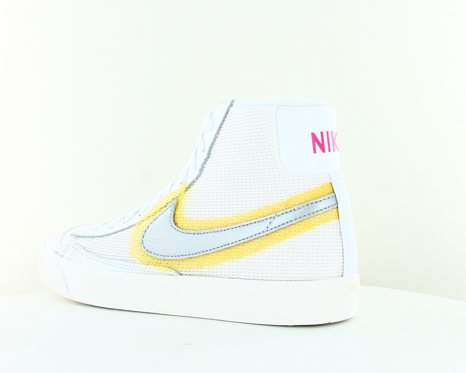Nike blazer high vintage argent best sale