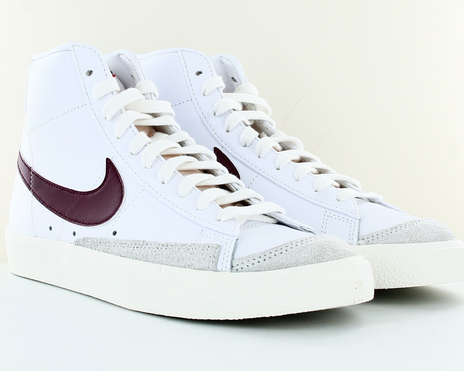 Nike Blazer mid 77 vintage Blanc bordeaux