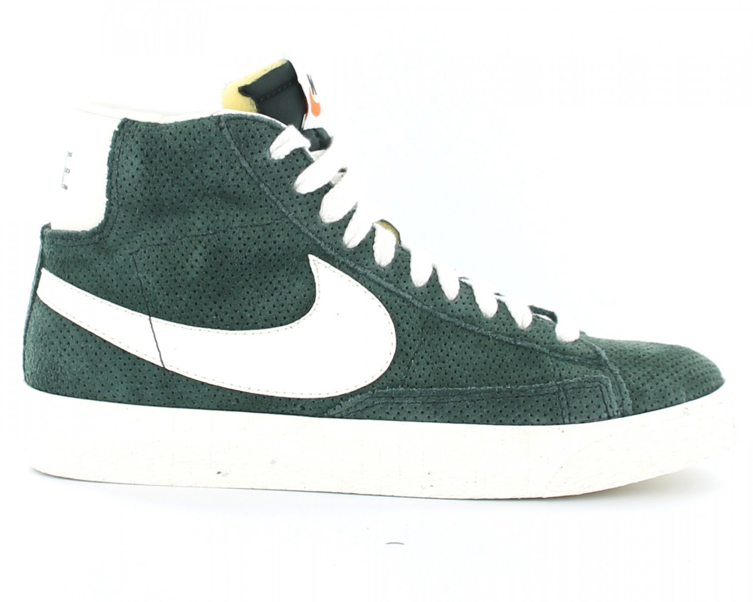 Nike blazer green suede on sale