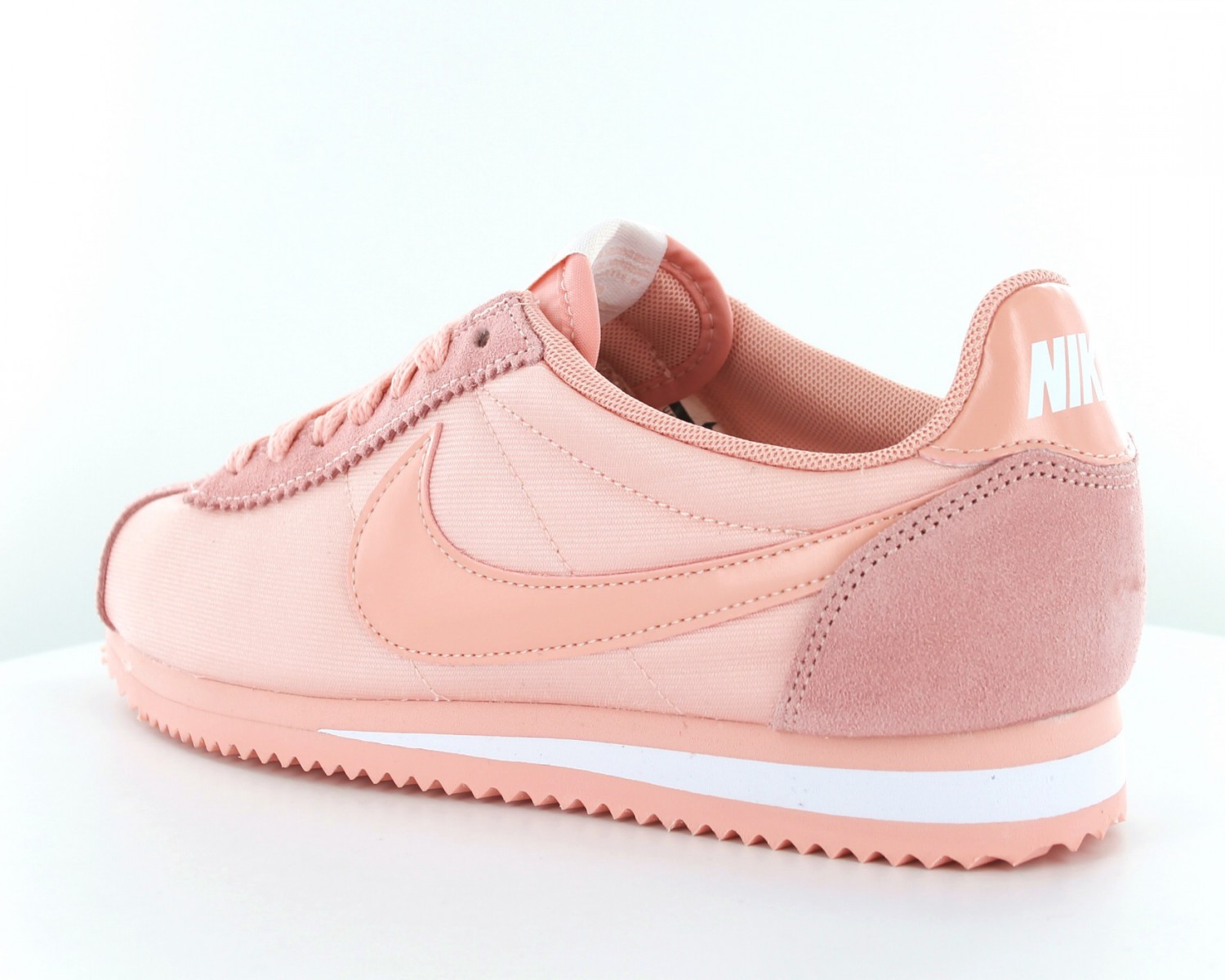 Nike Cortez Nylon Femme Rose corail 749864 802