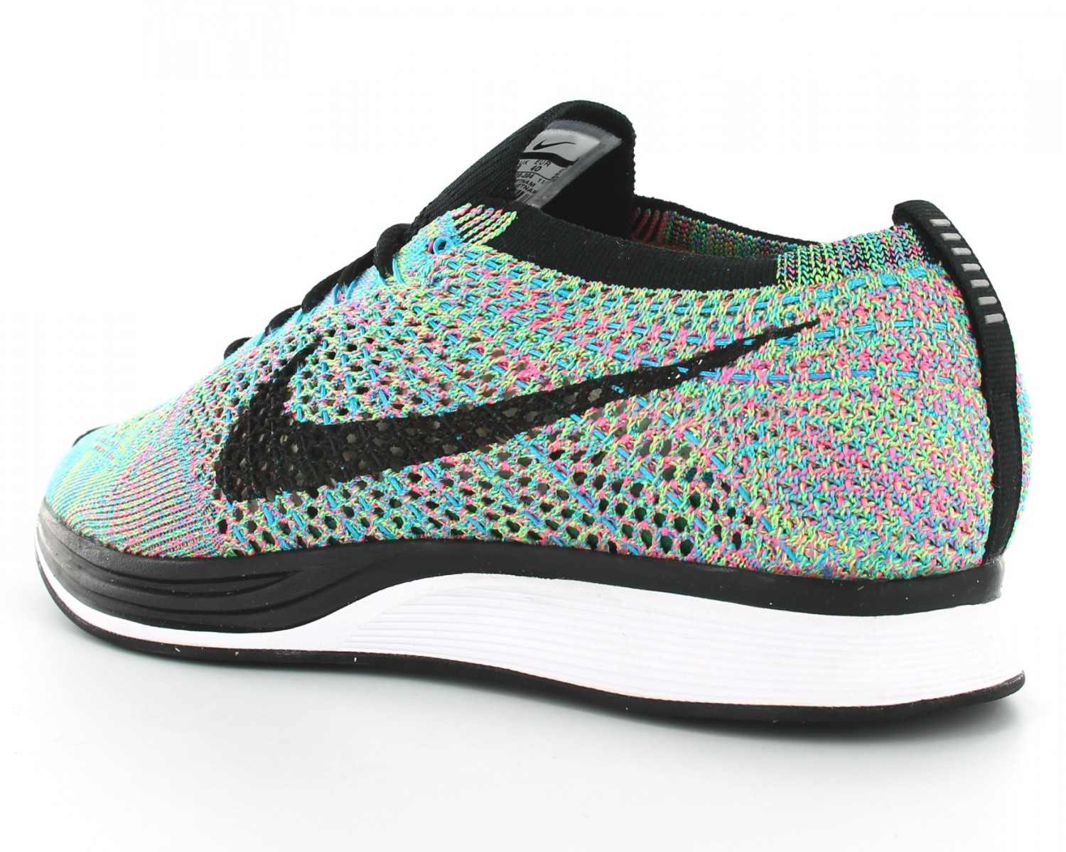 Nike flyknit racer multicolor top homme