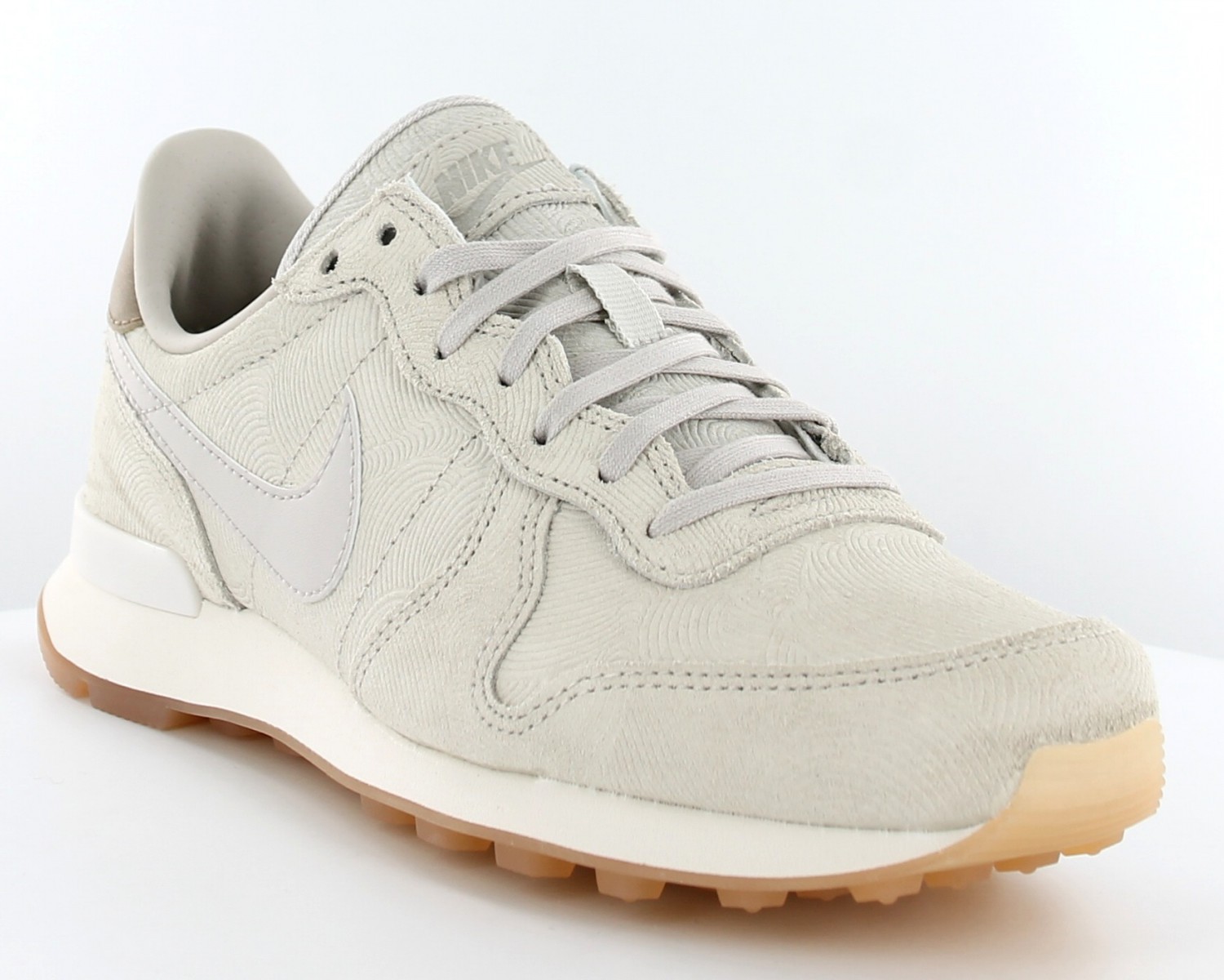 nike internationalist femme beige or