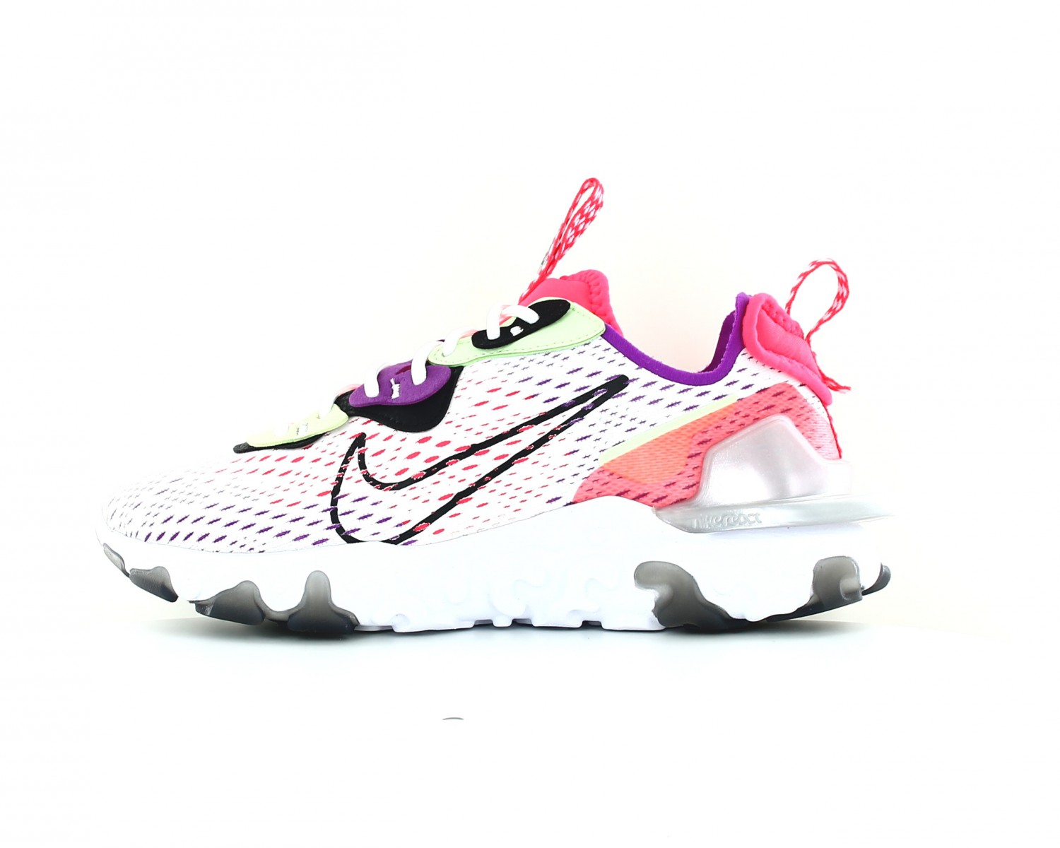 Nike React vision Blanc noir violet 