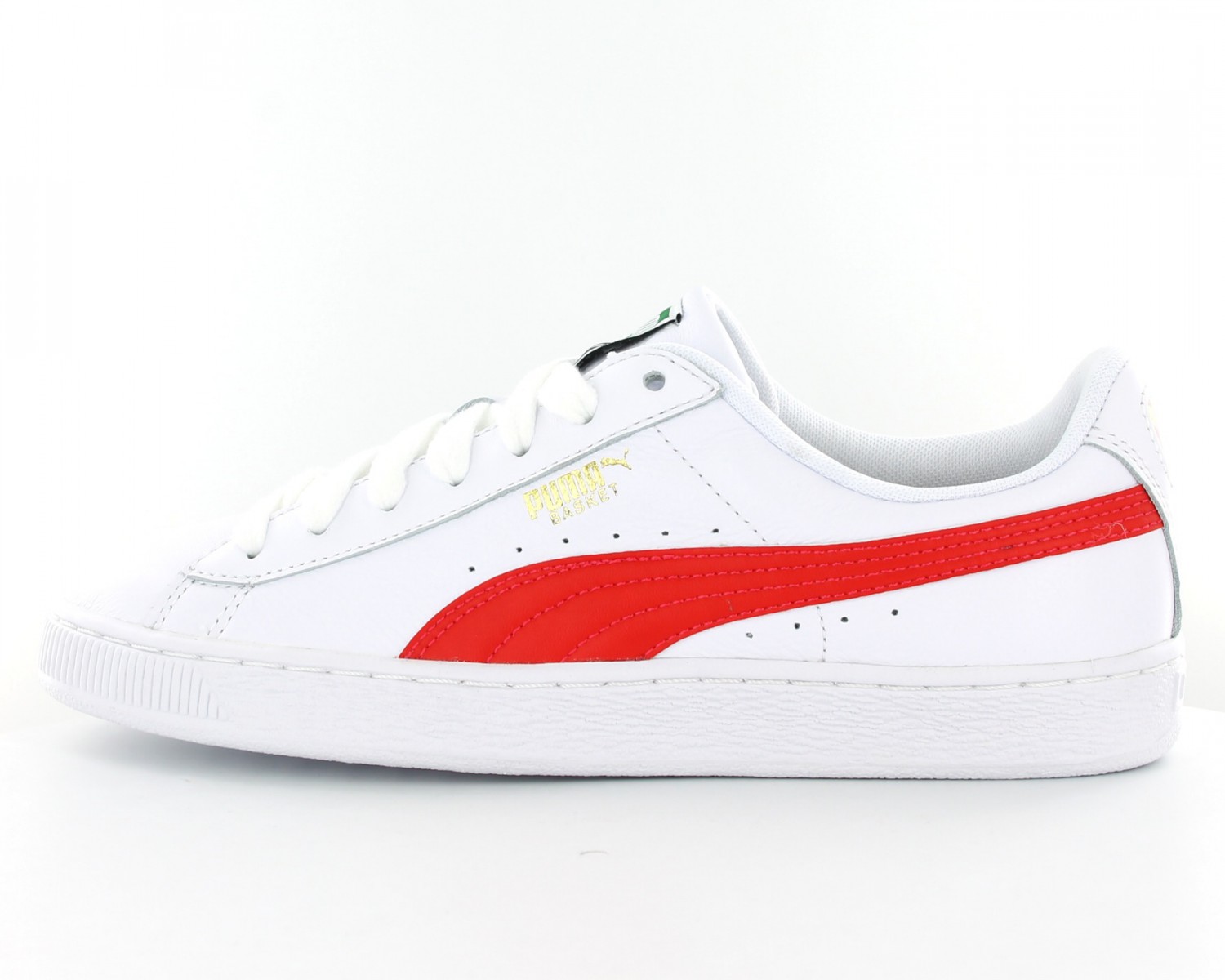 basket puma blanche et rouge