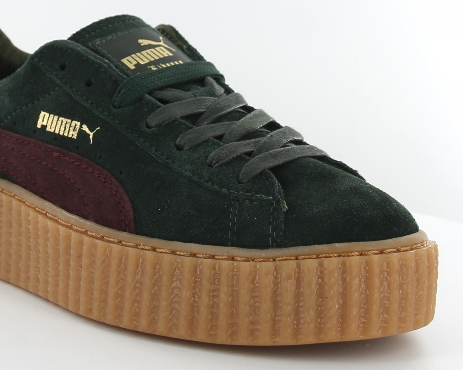 puma creepers vert bordeaux