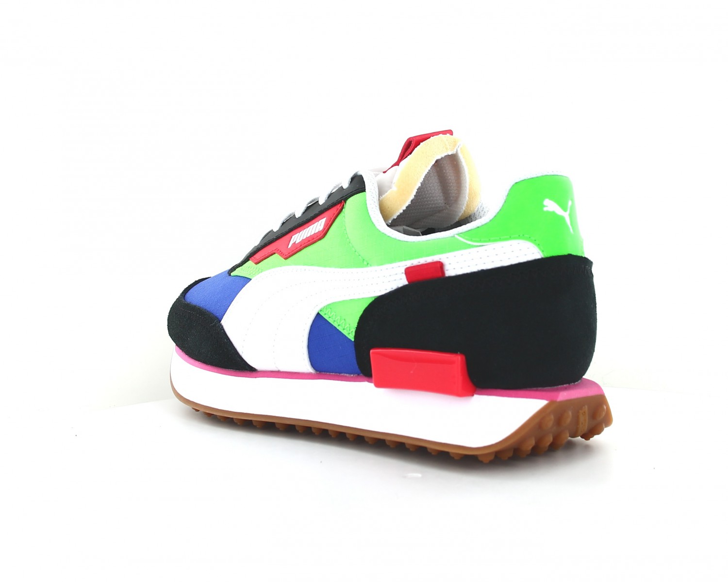 Puma bleu outlet et verte