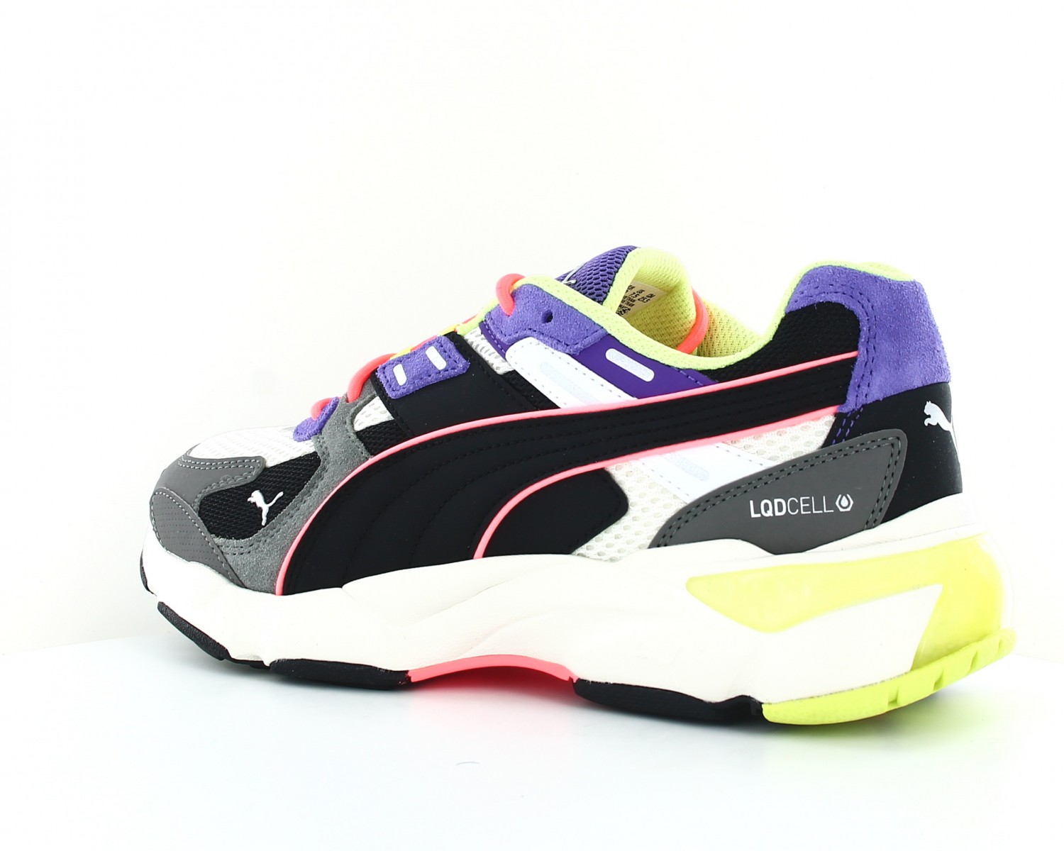 Puma LQD cell extol archive Gris noir violet vert orange