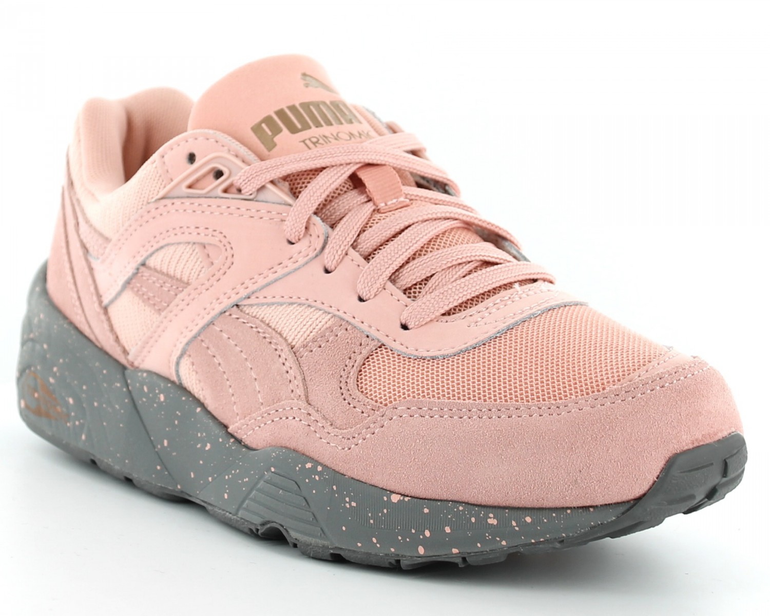 puma r698 rose et grise