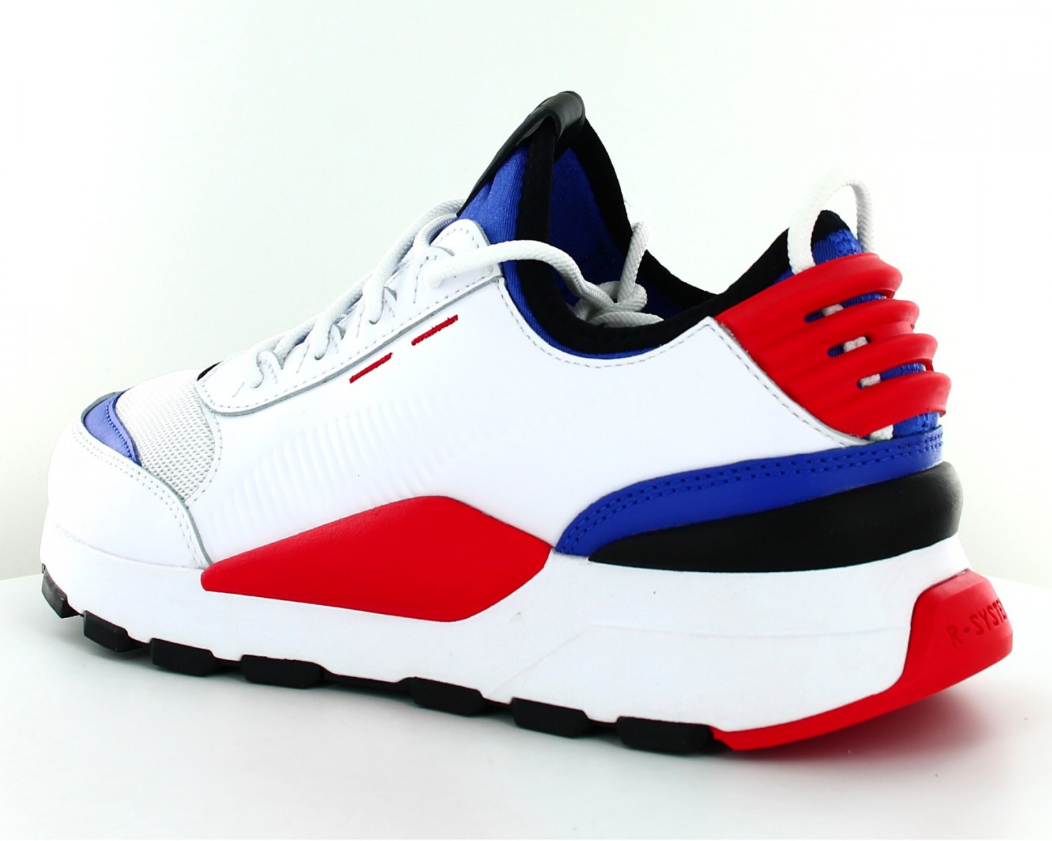 basket puma bleu blanc rouge