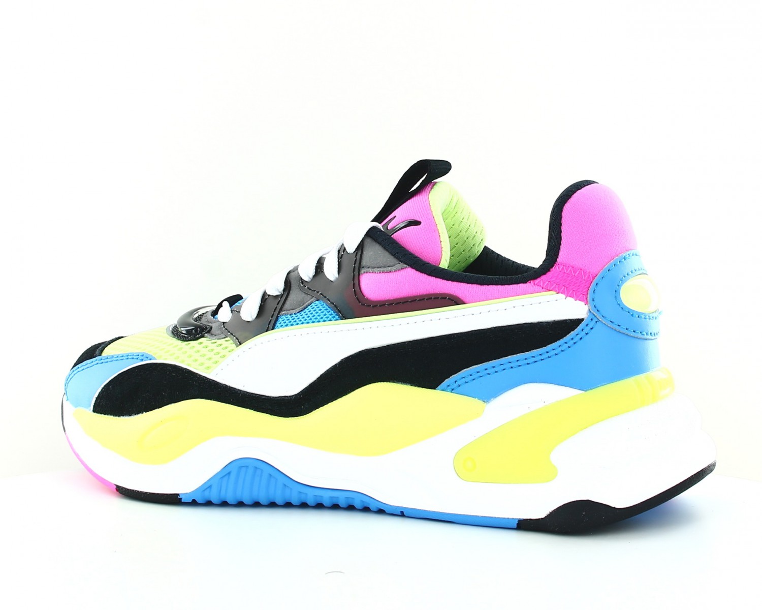 Puma Rs 2k internet exploring Jaune fluo blanc multicolor