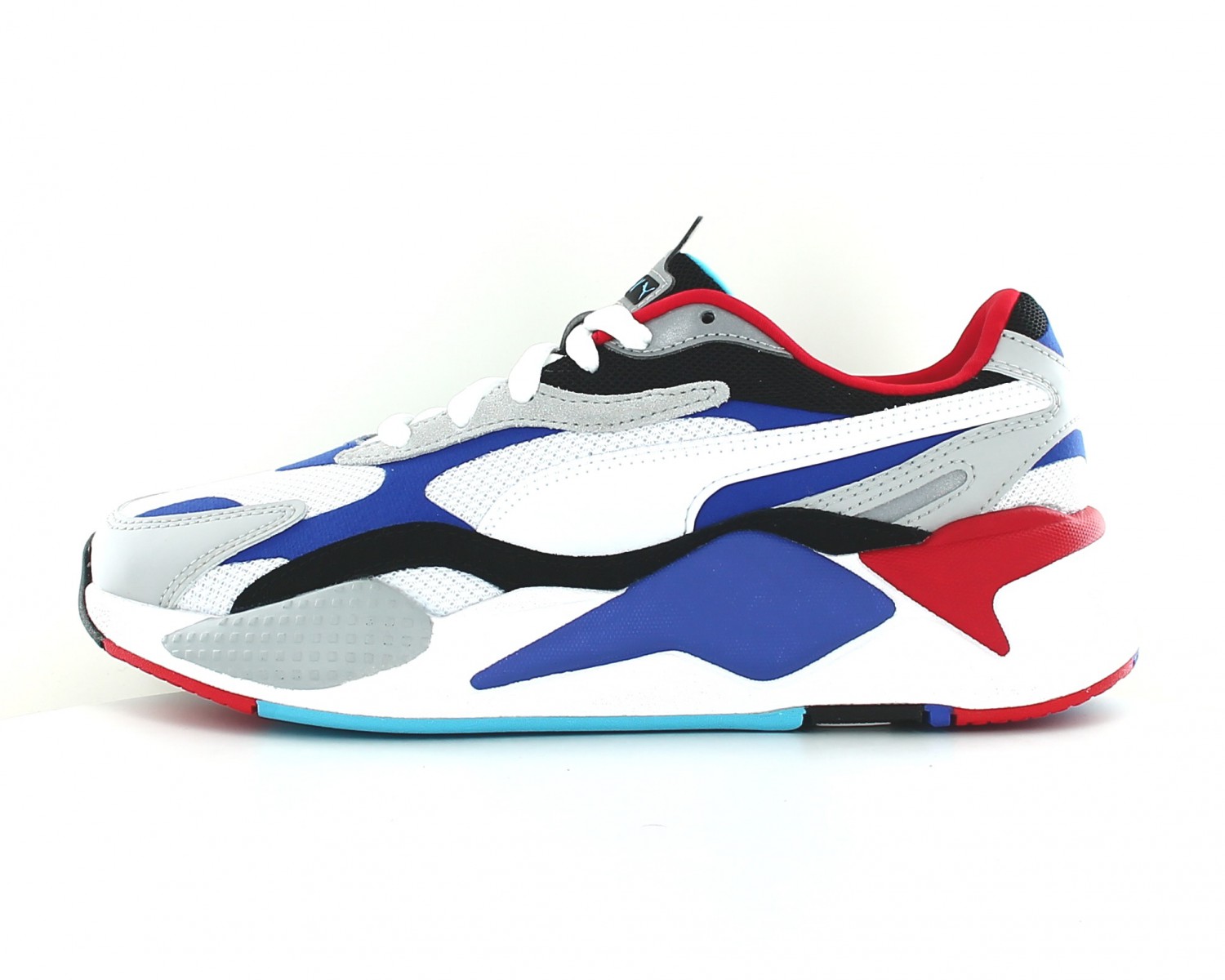 puma rsx blanche bleu