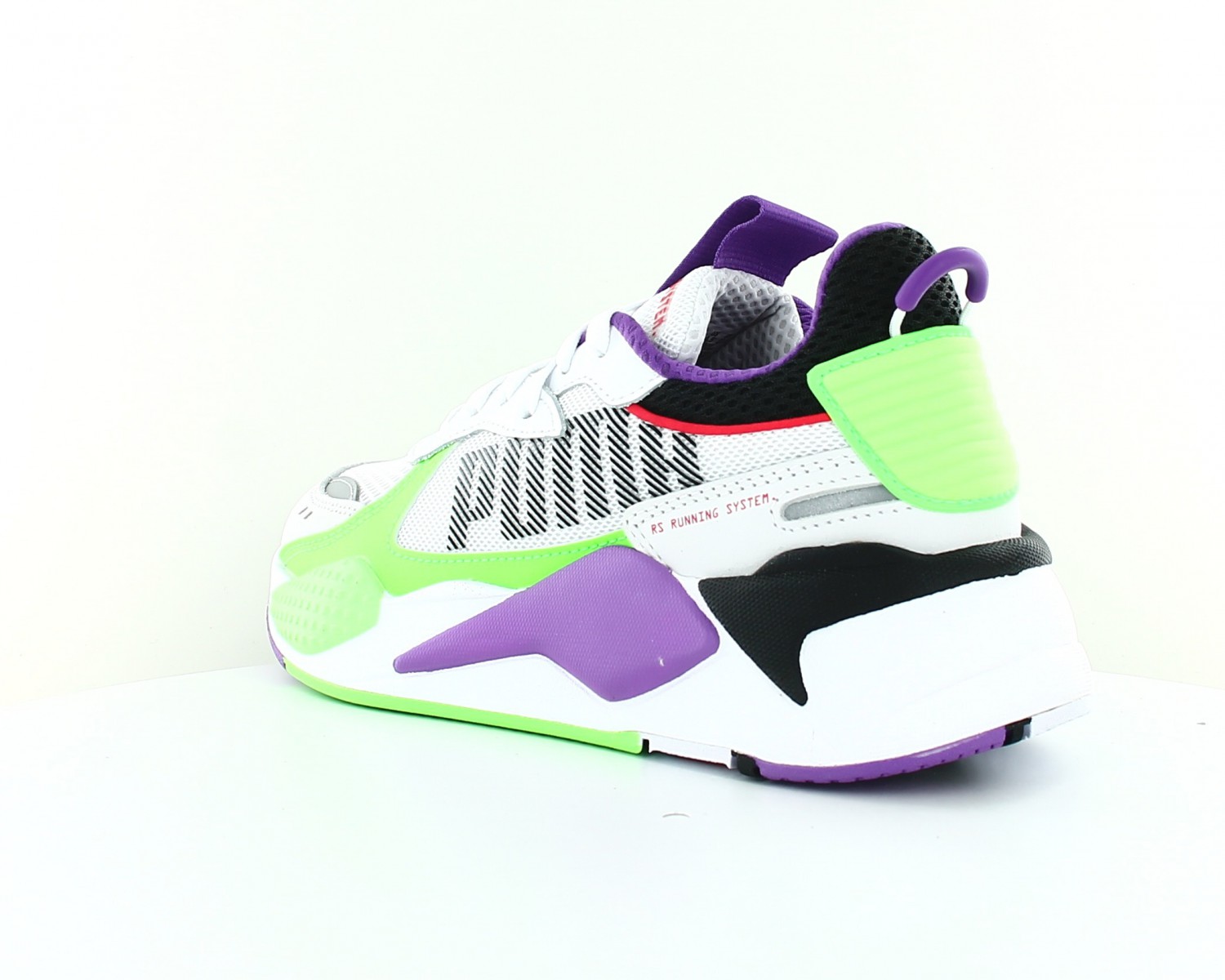 Puma RS-X bold Blanc noir vert fluo violet 372515-02