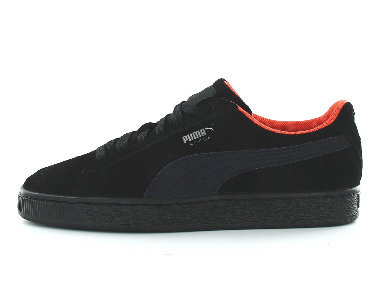 puma suede bleu orange