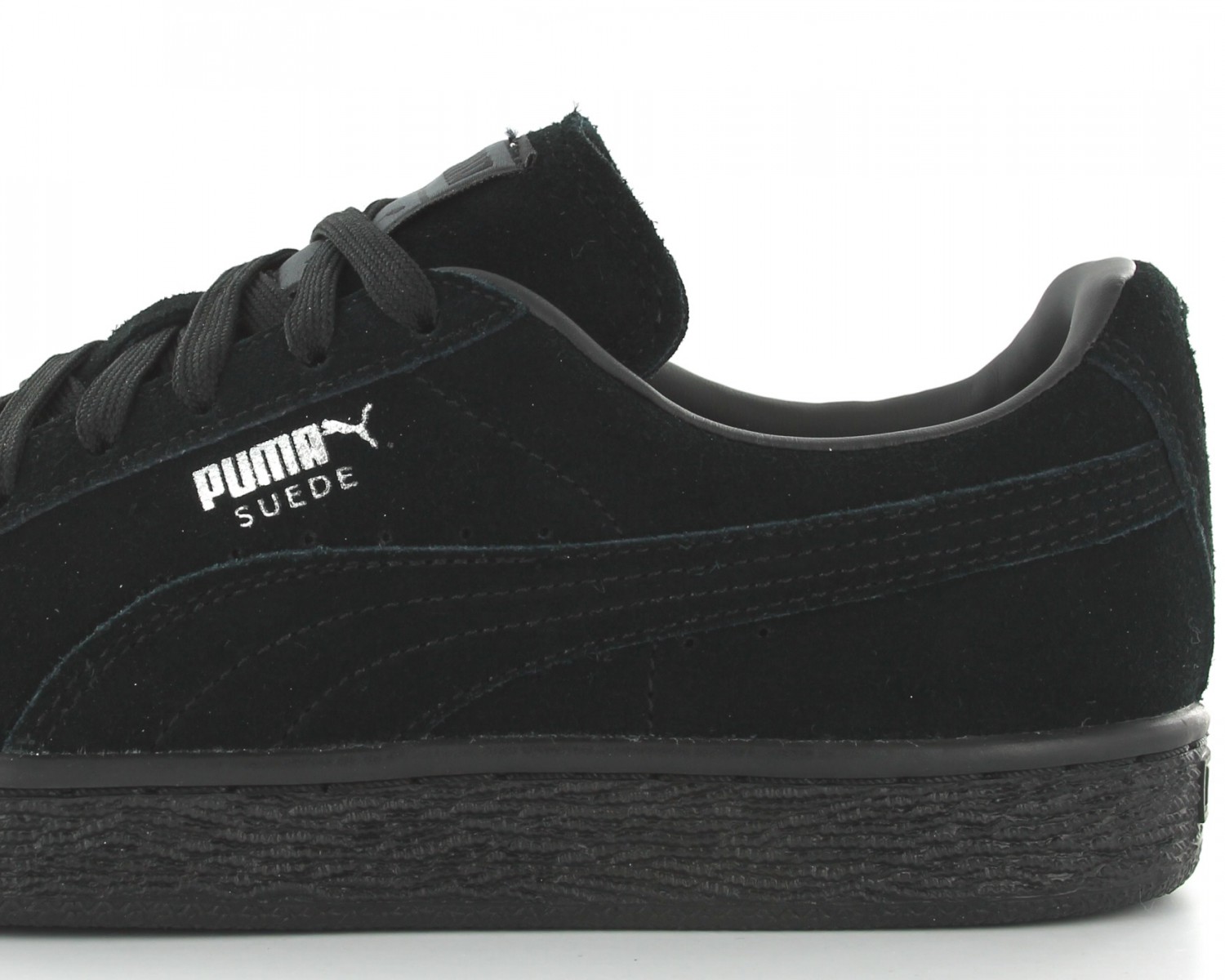 puma cuir noir