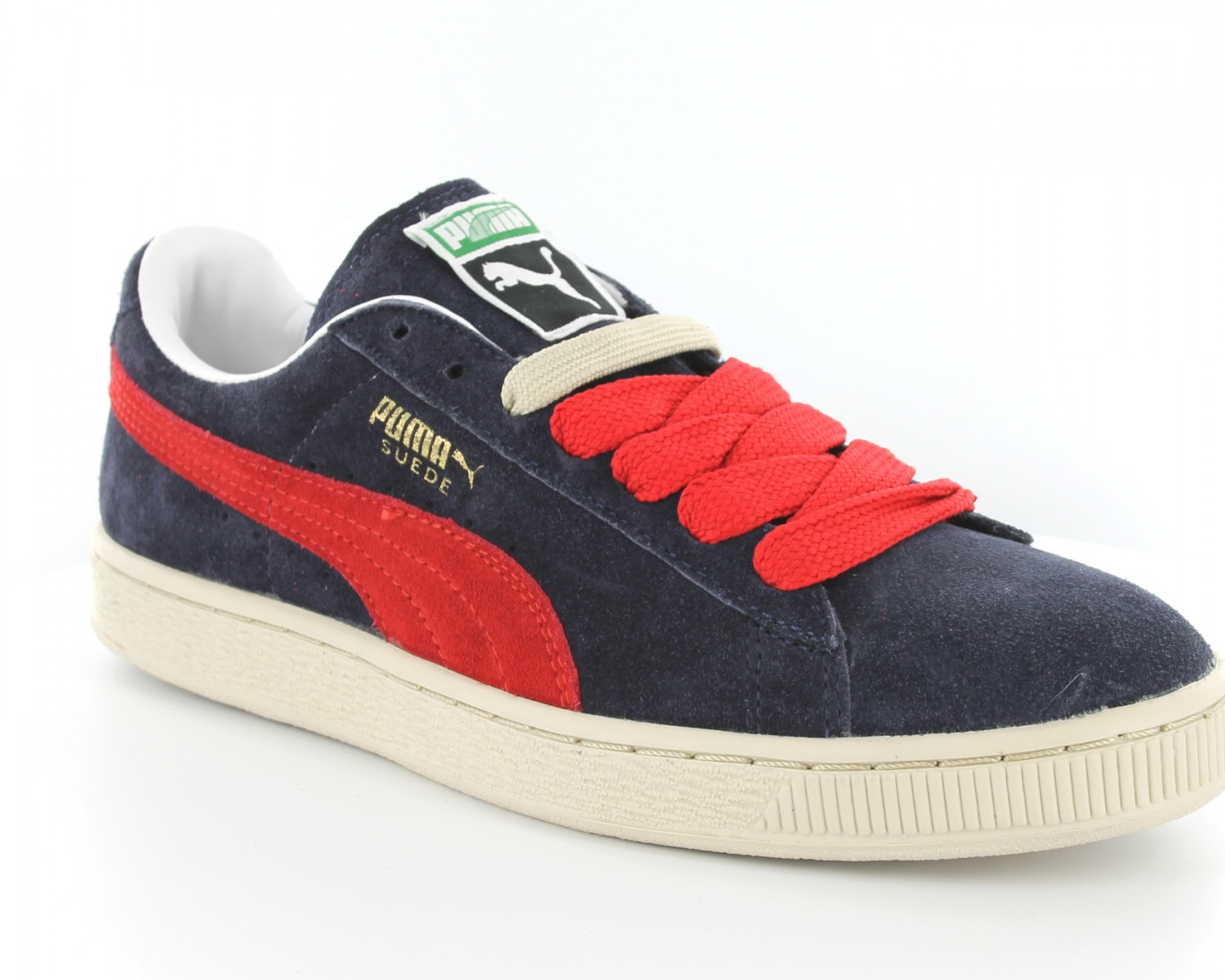 puma suede bleu marine rouge