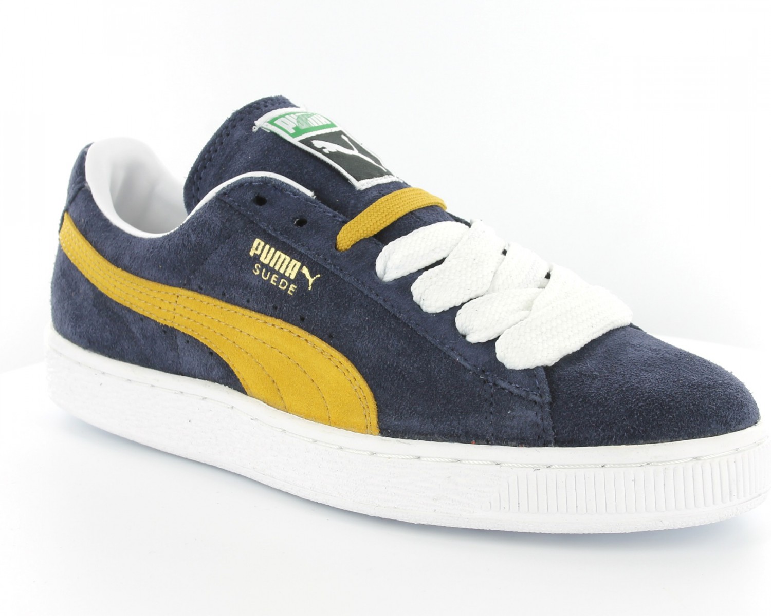 puma mostro jaune et bleu