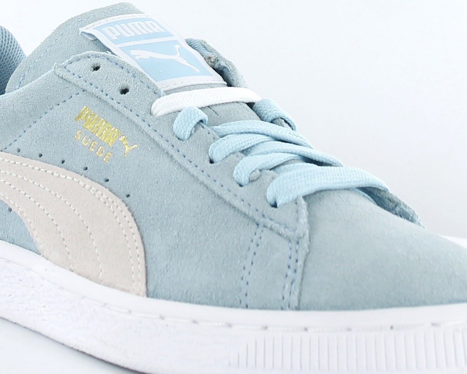 puma suede bleu ciel