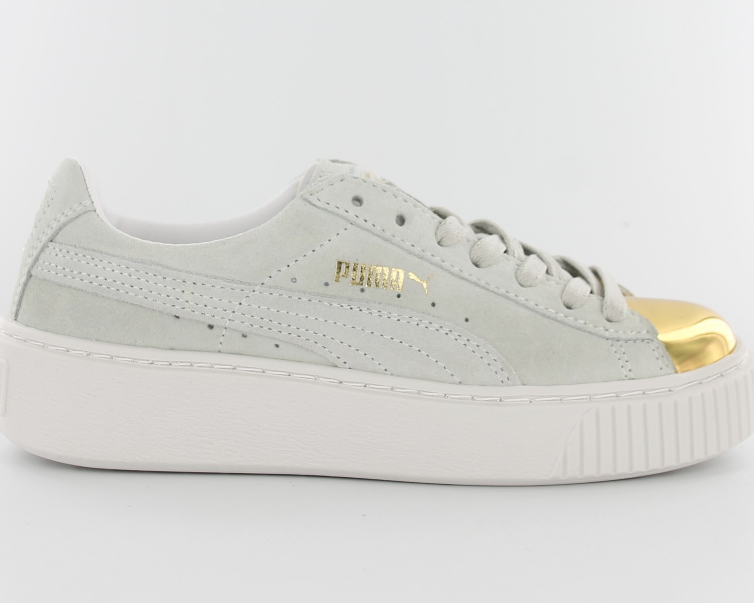 puma suede blanc cassé