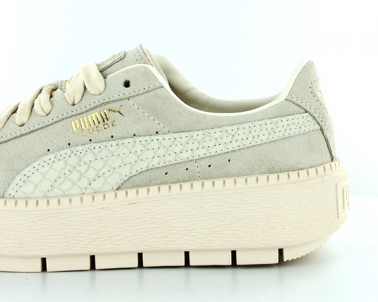 puma beige et or