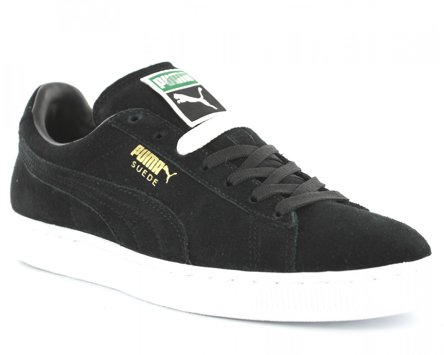 puma suede noir et blanc