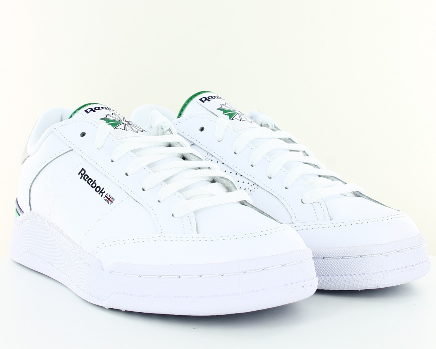 Reebok Ad court Blanc vert violet FX1356
