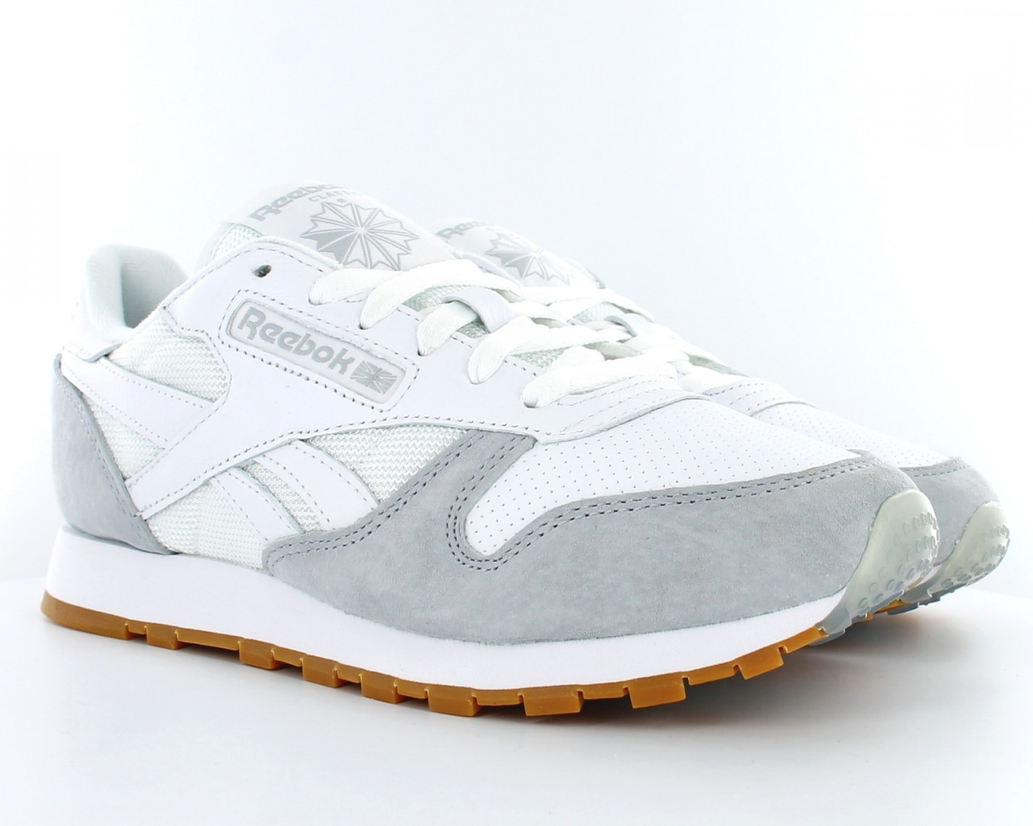 reebok classic blanche grise