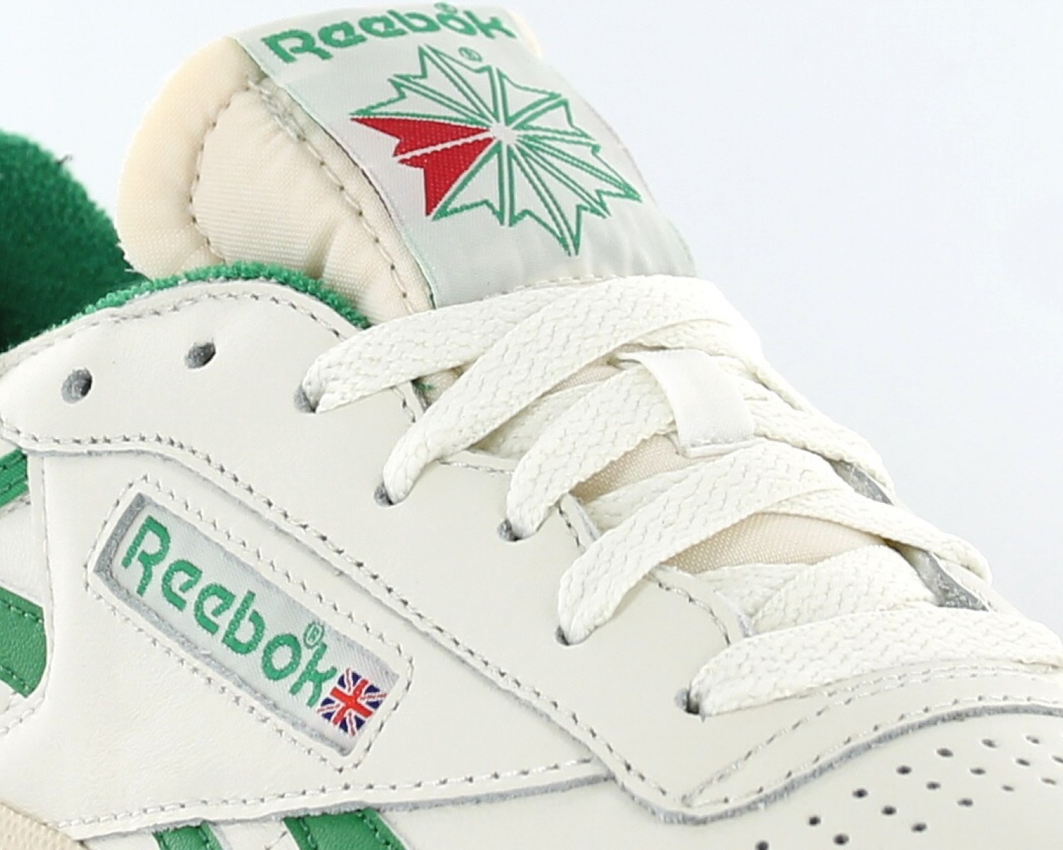 Reebok verte et blanche clearance