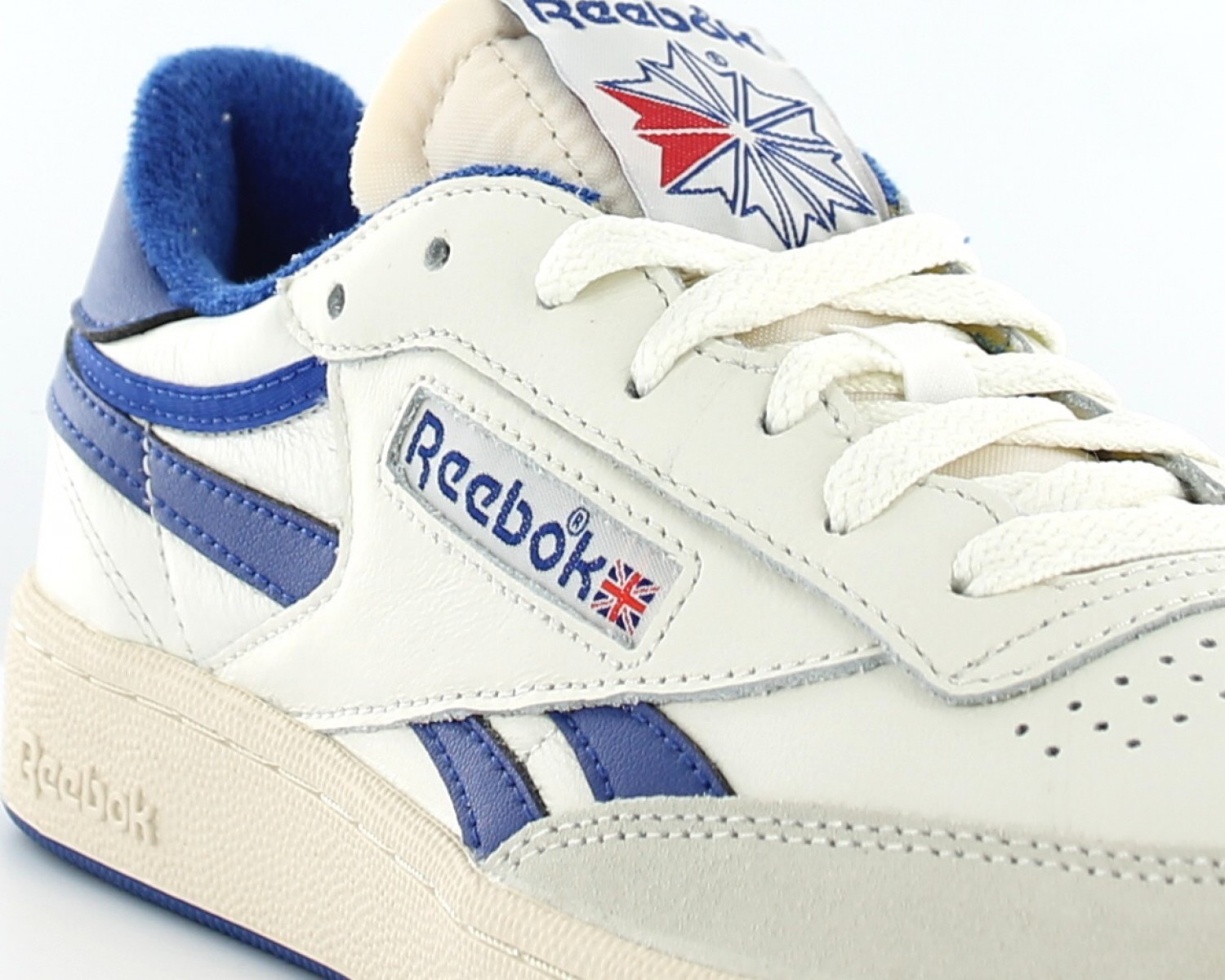 Reebok Revenge plus vintage Blanc bleu