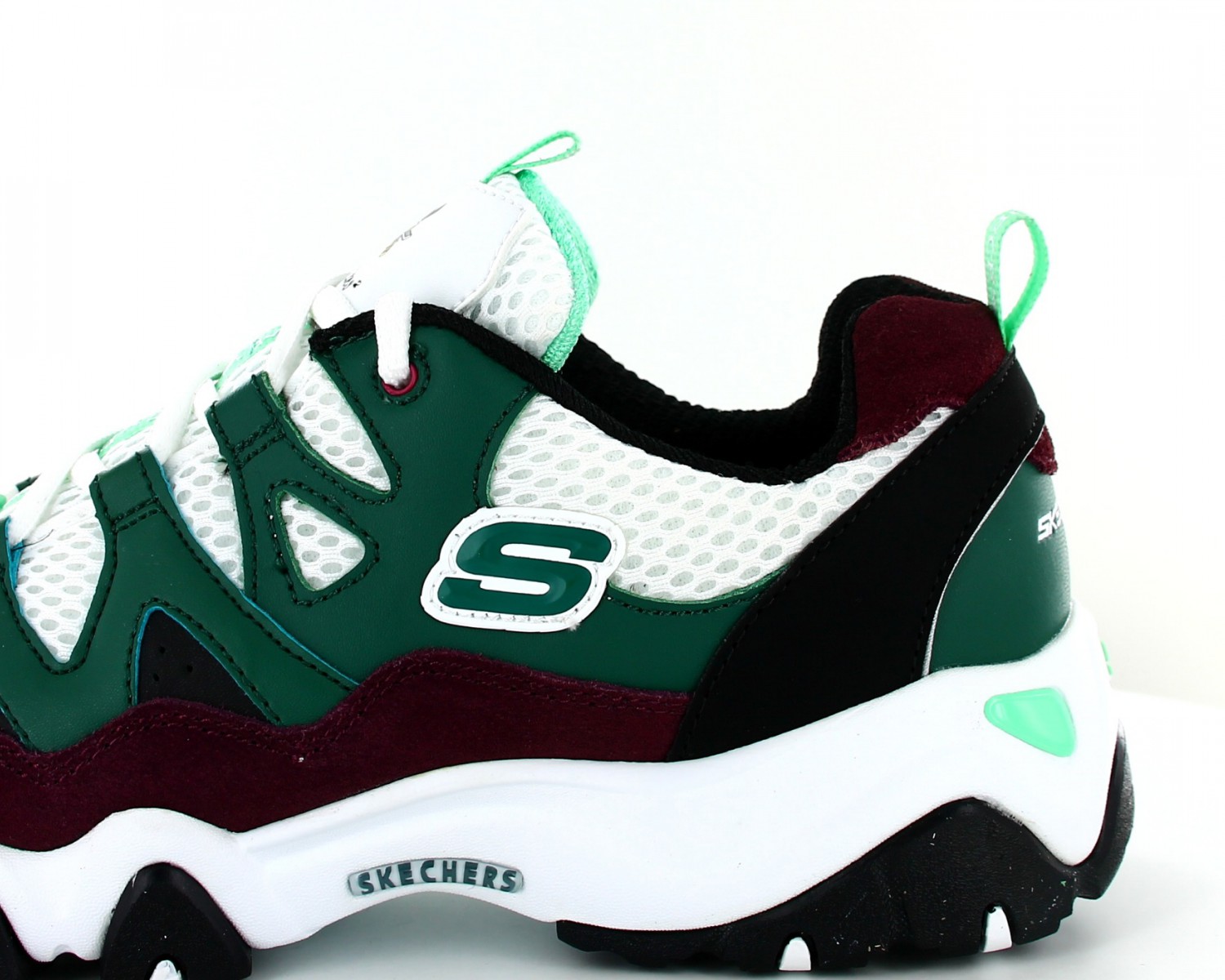 skechers d'lites 3 verte