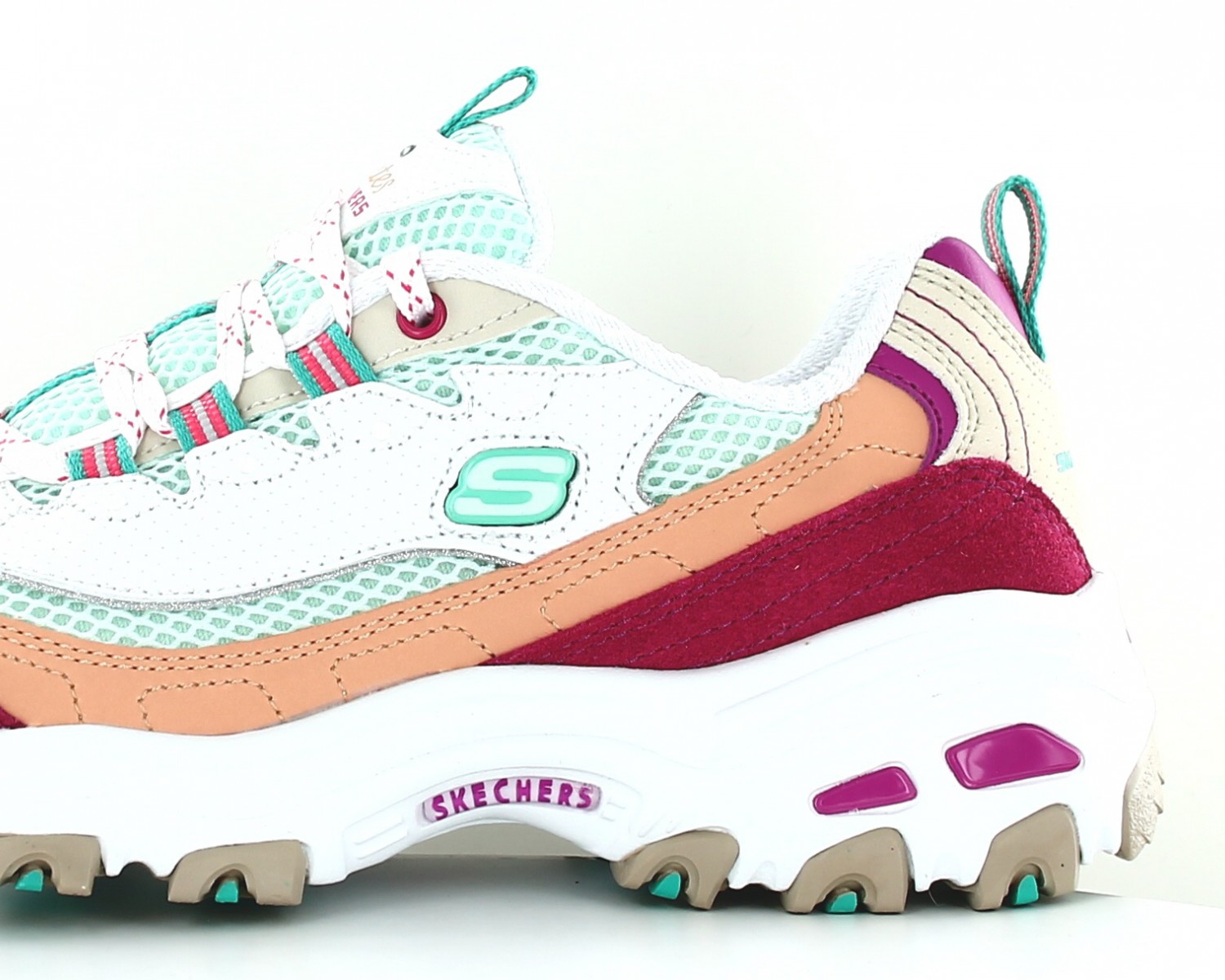 Skechers D lites second chance Blanc multicolor 13146 WMLT