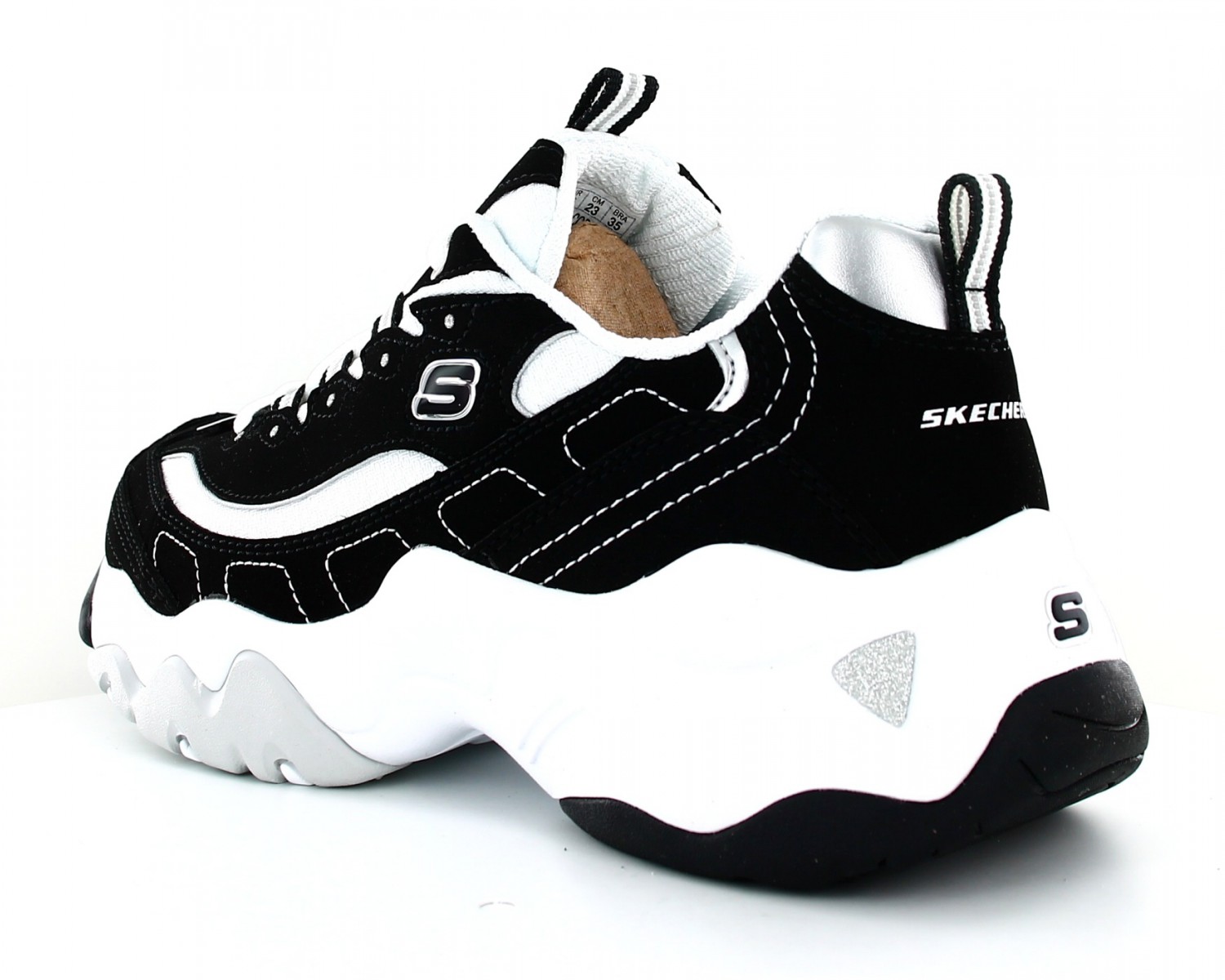 Skechers d 2025 lites femme gris