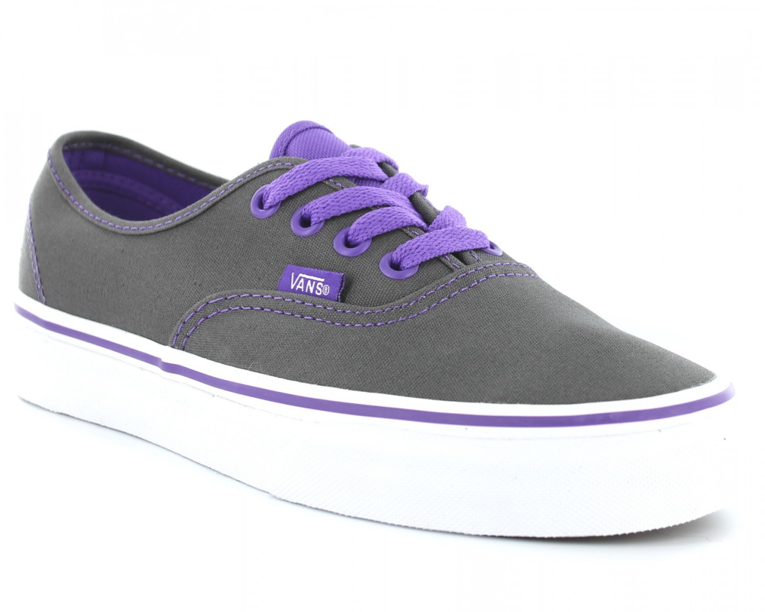 vans gris et violet