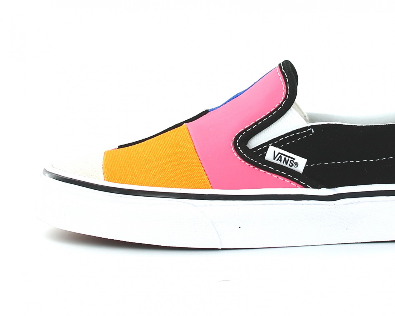 Vans Classic slip on patchwork Multicolor blanc