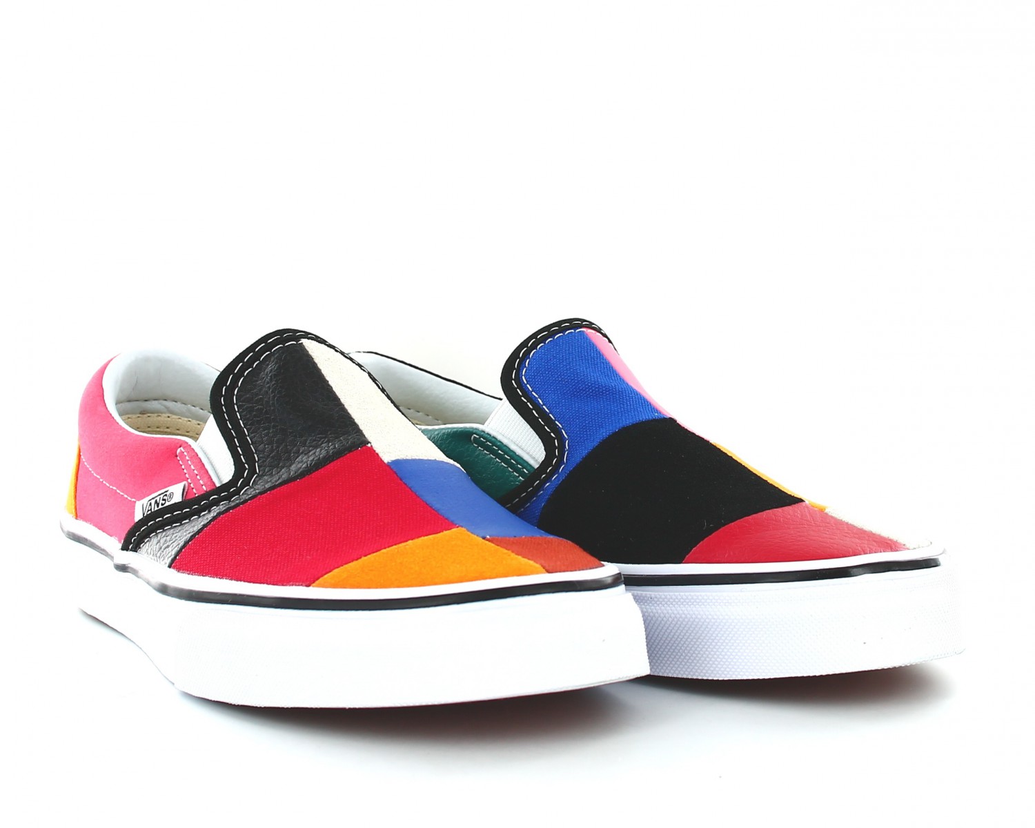 multicolor slip on vans