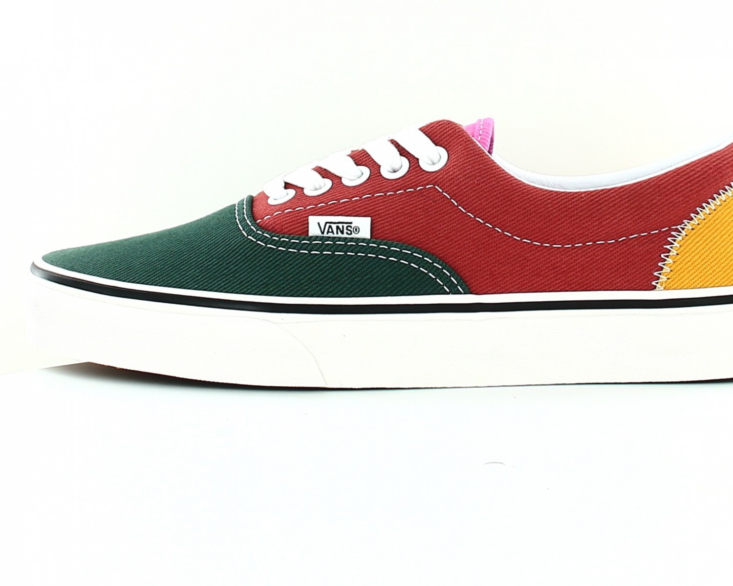 vans bleu rouge vert jaune