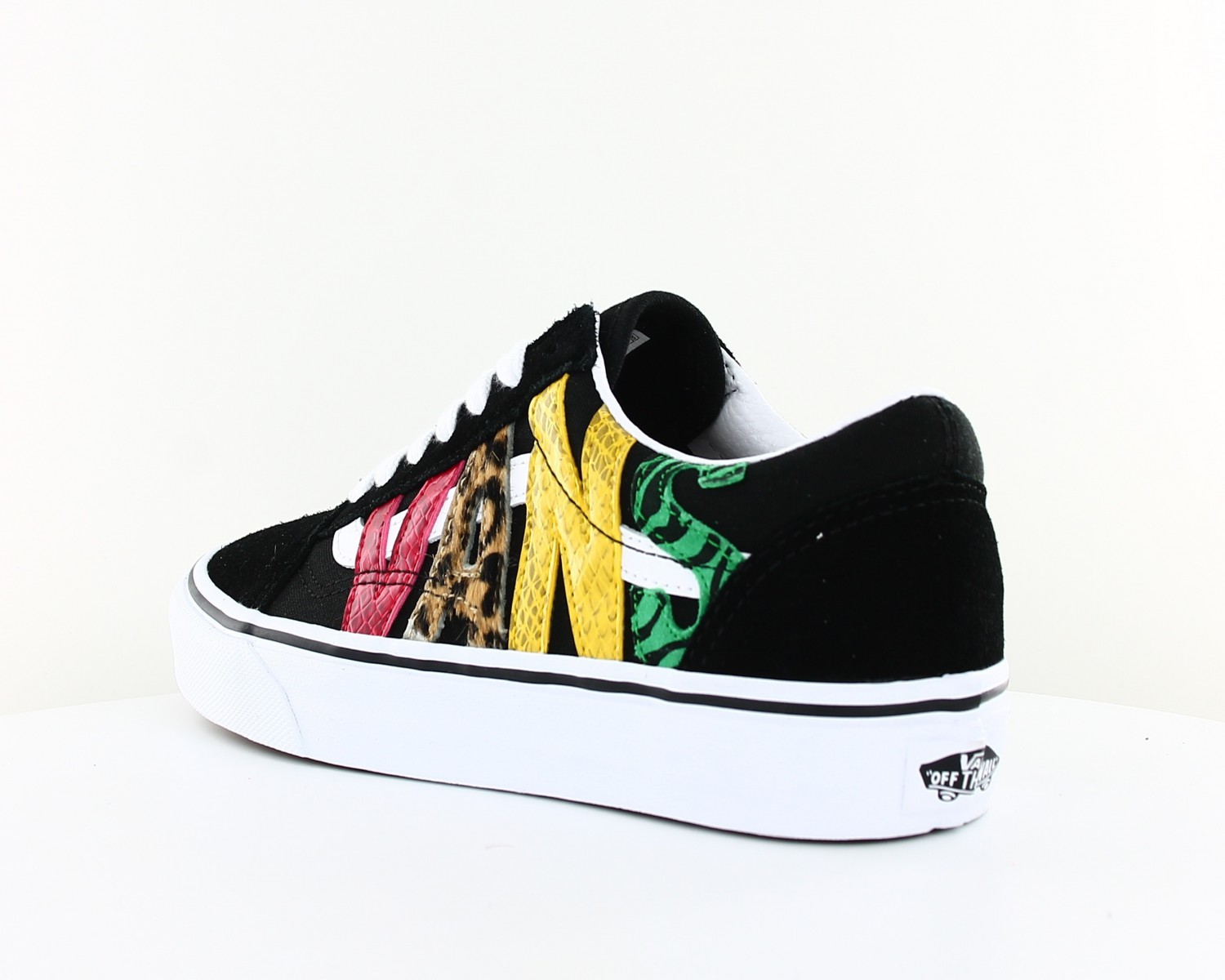 Vans old skool jaune et noir cheap