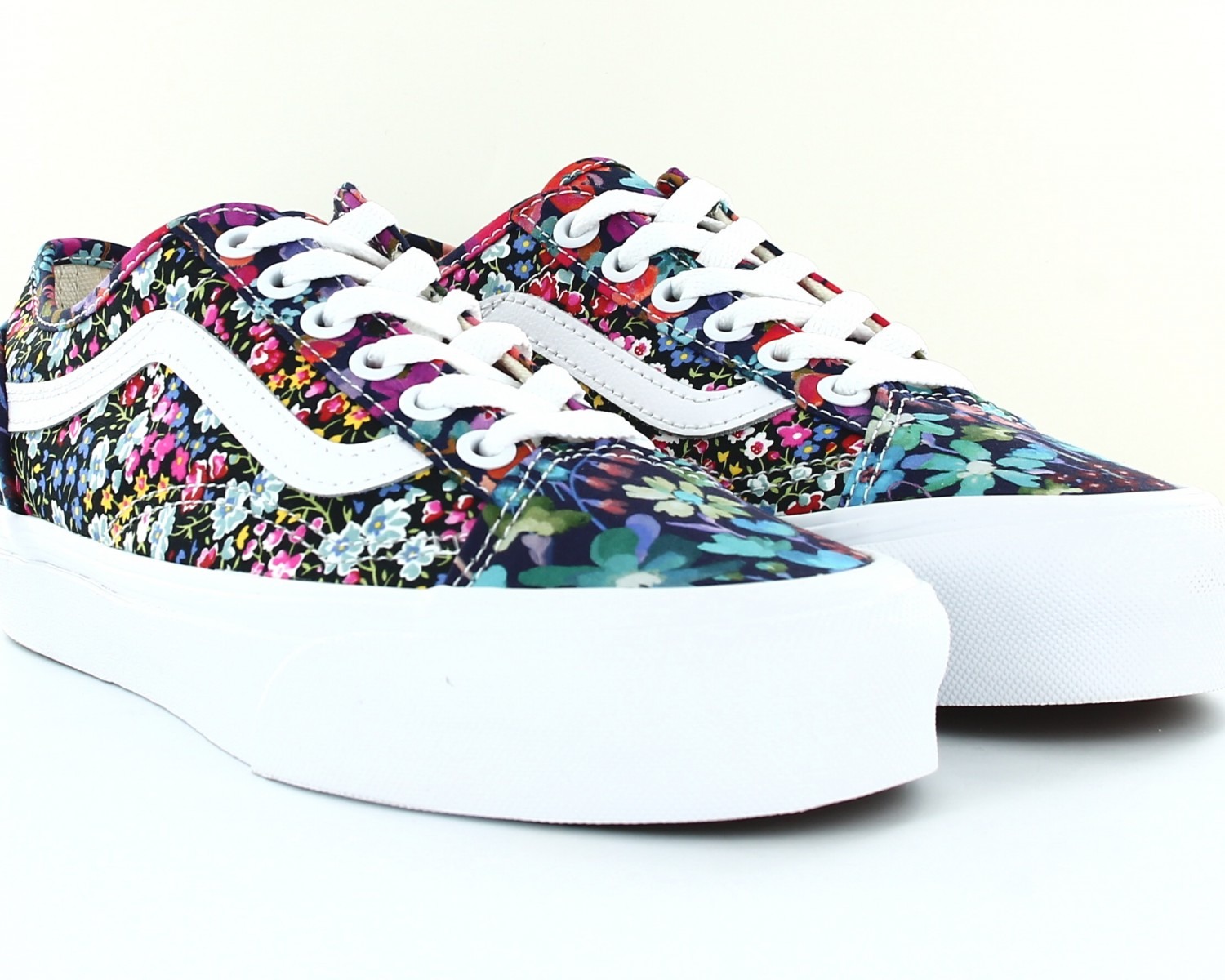 Vans old outlet skool broderie fleur