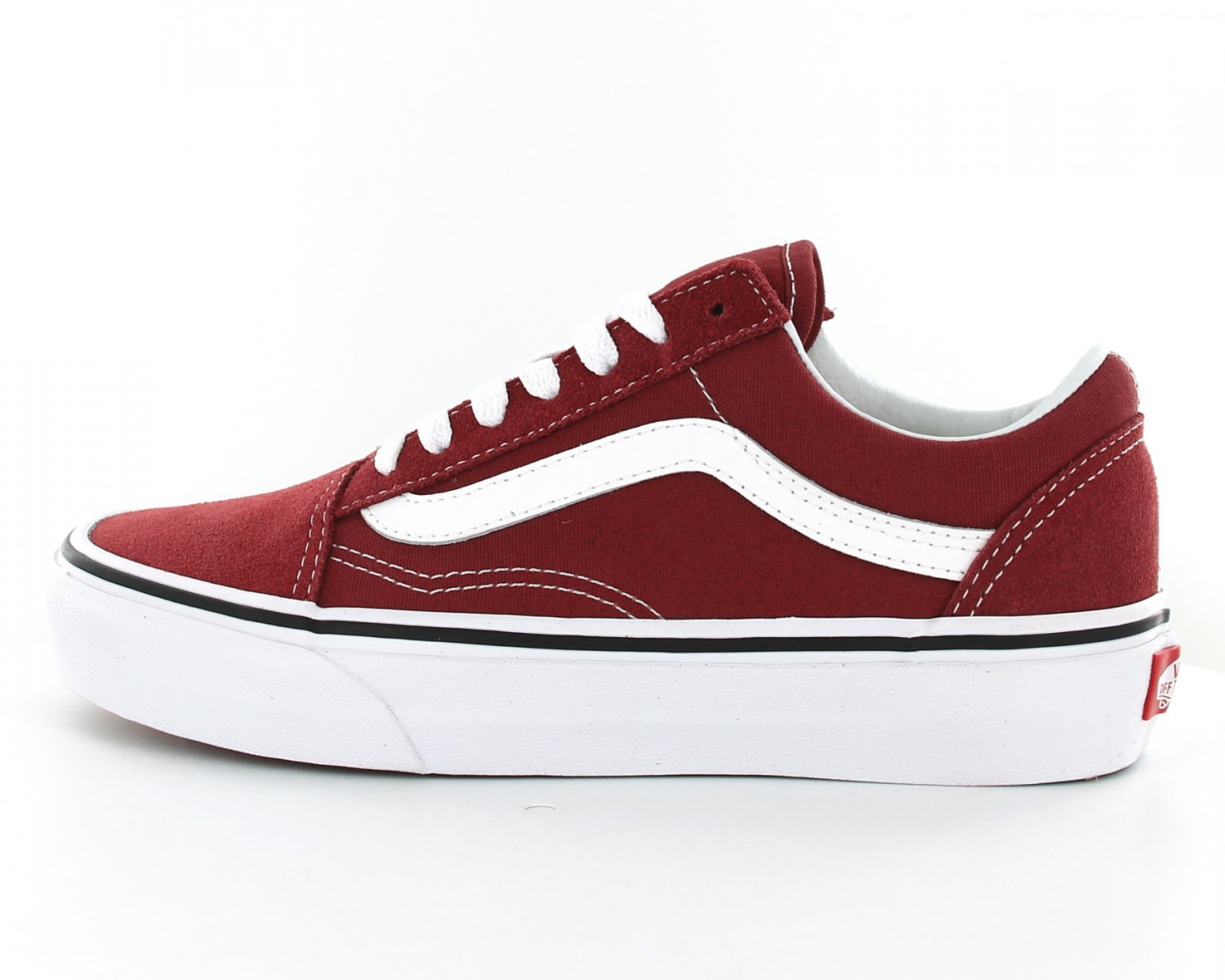 bordeaux rode vans old skool