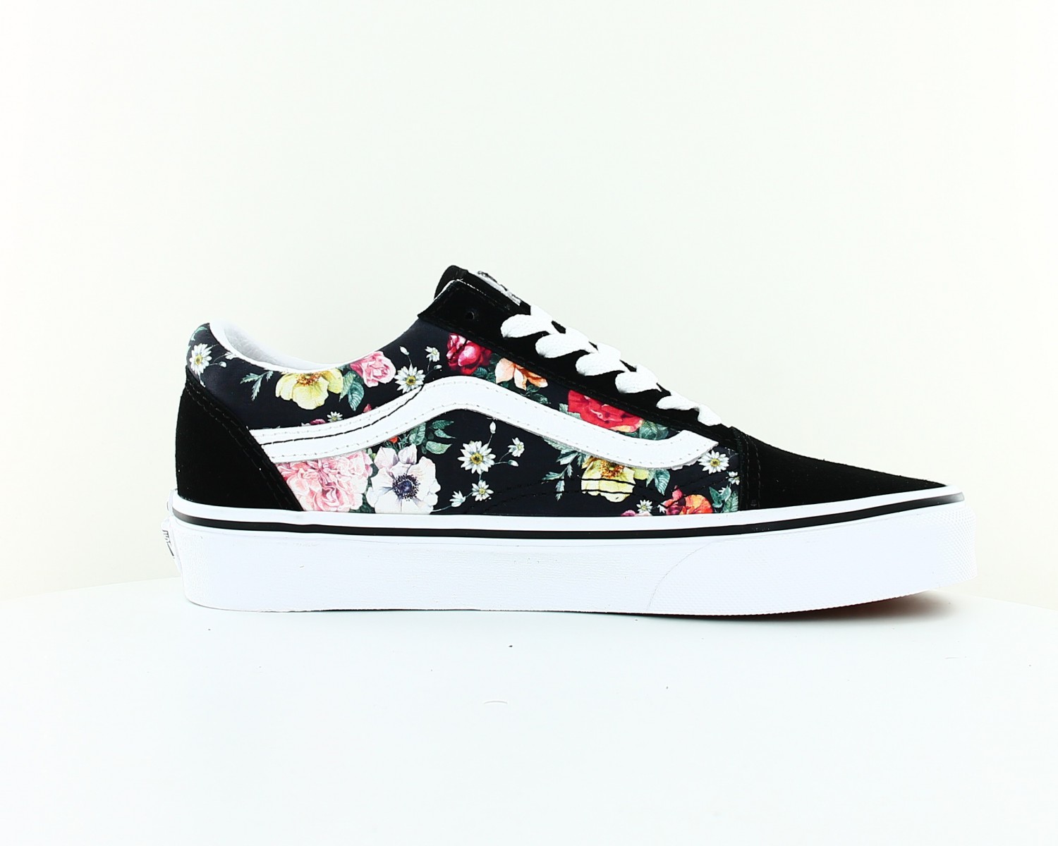 vans noir avec rose