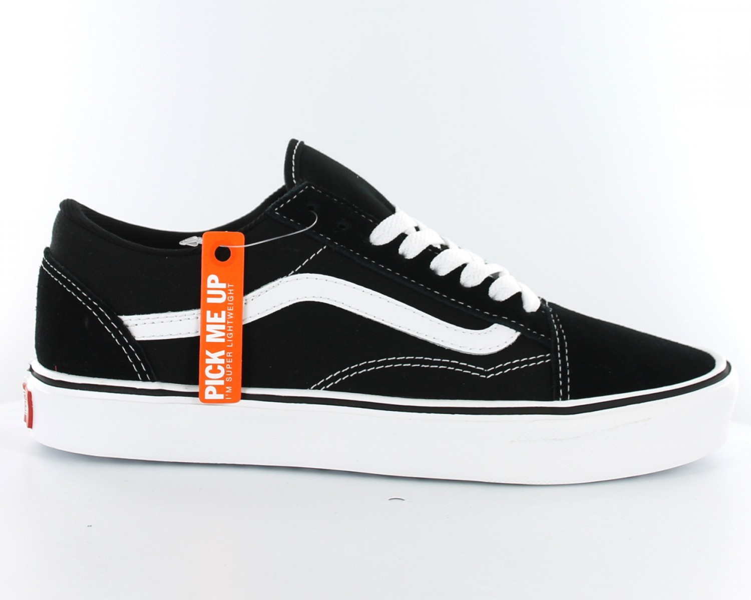 vans orange et noir